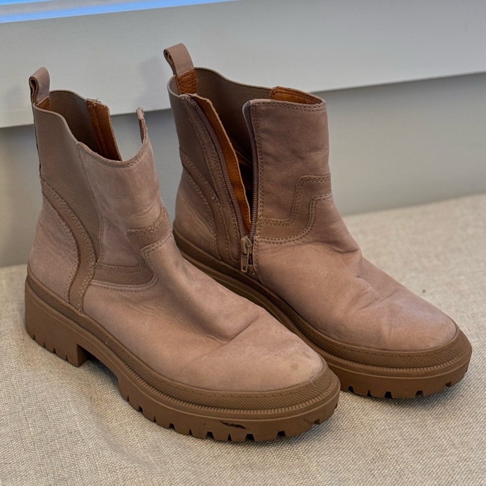 Lucky Brand Women's Brown Ankle Boots